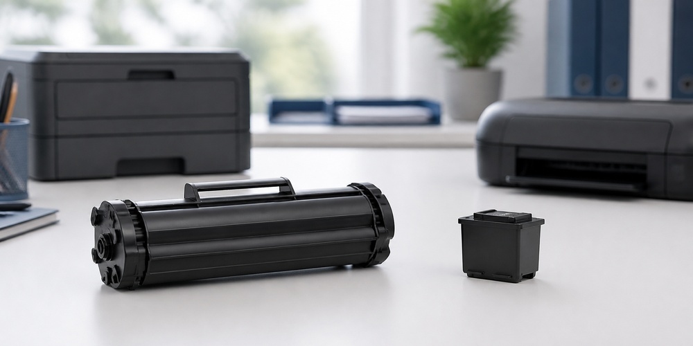 Toner czy tusz – czym się różnią materiały eksploatacyjne do drukarek?